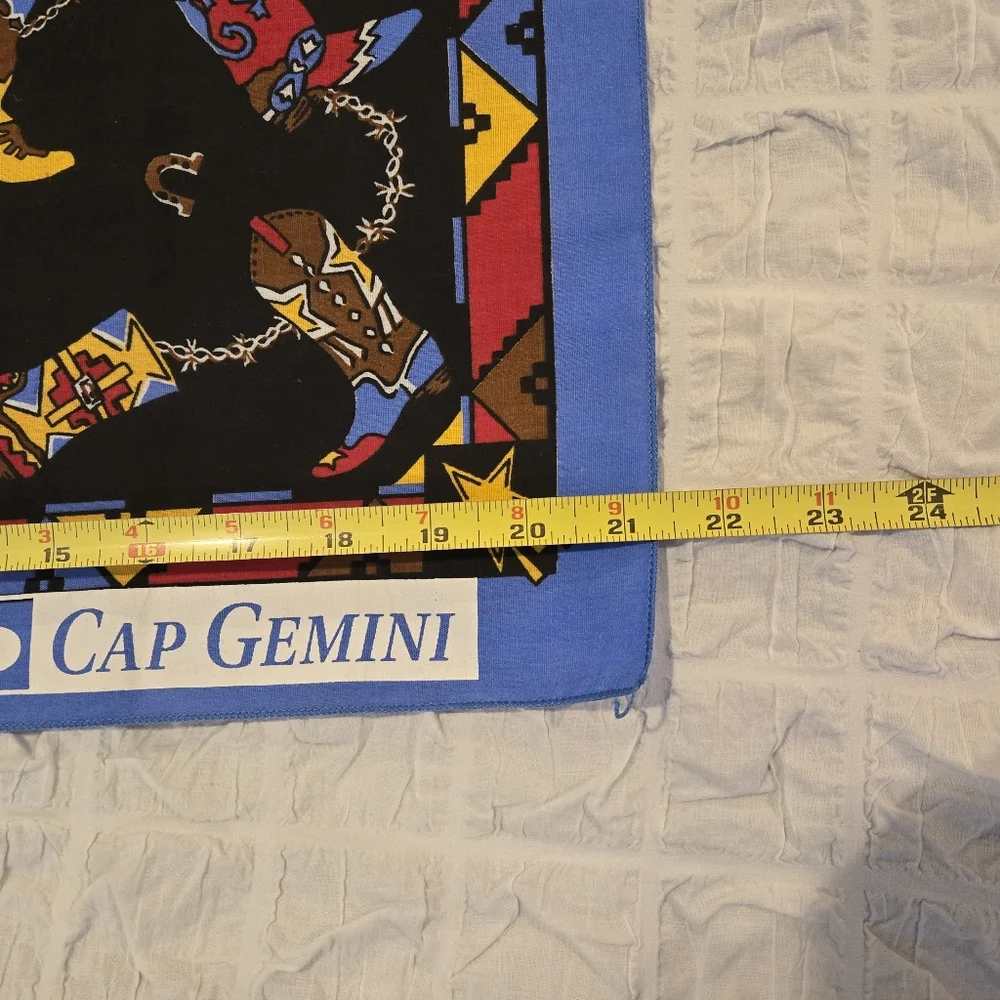 Western-Themed Scarf – Cowboy Boots & Stars – 21